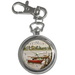 Santa Lucia River In Montevideo Uruguay Key Chain Watches by dflcprints