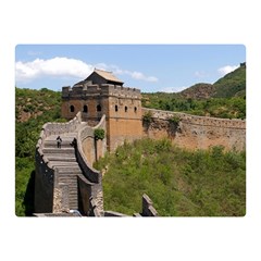 Great Wall Of China 3 Double Sided Flano Blanket (mini)  by trendistuff