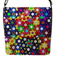 Star Of David Flap Messenger Bag (s) by SugaPlumsEmporium