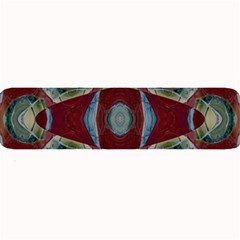 Fancy Maroon Blue Design Large Bar Mats by BrightVibesDesign