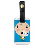 Snoopy Luggage Tags (One Side)  Front