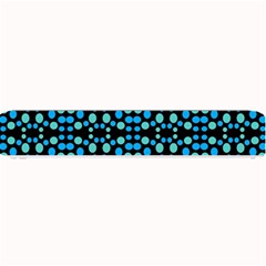 Dots Pattern Turquoise Blue Small Bar Mats by BrightVibesDesign