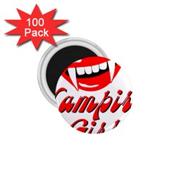 Vampire Girl 1 75  Magnets (100 Pack) 