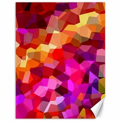 Geometric Fall Pattern Canvas 18  X 24   by DanaeStudio