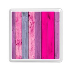 Pink Wood Memory Card Reader (square)  by Brittlevirginclothing