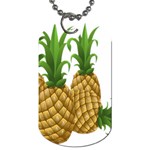 Pineapples Tropical Fruits Foods Dog Tag (One Side) Front