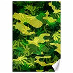 Marijuana Camouflage Cannabis Drug Canvas 12  x 18   11.88 x17.36  Canvas - 1