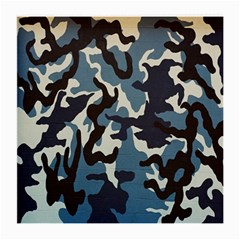 Blue Water Camouflage Medium Glasses Cloth (2-side) by Nexatart