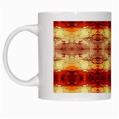 Fabric Design Pattern Color White Mugs by Nexatart