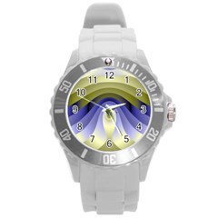 Fractal Eye Fantasy Digital Round Plastic Sport Watch (l)