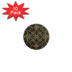 Futuristic Polygonal 1  Mini Magnet (10 Pack) 