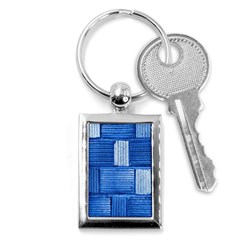 Wall Tile Design Texture Pattern Key Chains (rectangle)  by Nexatart