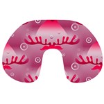 Seamless Repeat Repeating Pattern Travel Neck Pillows Back