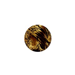 Stripes Tiger Pattern Safari Animal Print 1  Mini Buttons