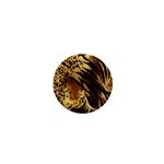 Stripes Tiger Pattern Safari Animal Print 1  Mini Buttons Front