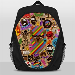 Background Images Colorful Bright Backpack Bag by Simbadda