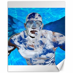 Swimming Angel Canvas 11  X 14   by Valentinaart