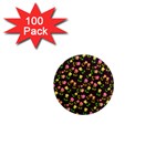 Flowers Roses Floral Flowery 1  Mini Magnets (100 pack)  Front