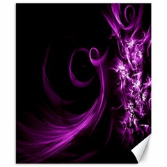 Purple Flower Floral Canvas 8  X 10  by Mariart