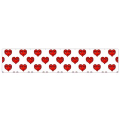 Emoji Heart Character Drawing  Flano Scarf (small)  by dflcprints