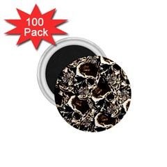 Skull Pattern 1 75  Magnets (100 Pack) 