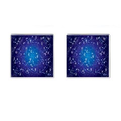 Astrology Illness Prediction Zodiac Star Cufflinks (square) by Mariart