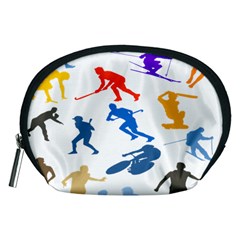 Sport Player Playing Accessory Pouches (medium)  by Mariart