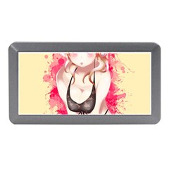 Blonde Hair Bikini Furry Girl Memory Card Reader (mini) by Catifornia