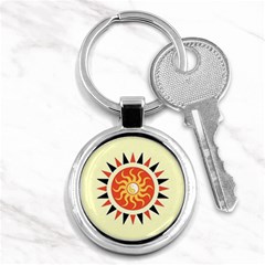 Yin Yang Sunshine Key Chains (round)  by linceazul