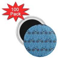 Bicycles Pattern 1 75  Magnets (100 Pack) 