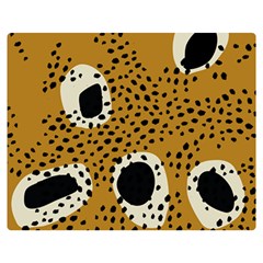 Surface Patterns Spot Polka Dots Black Double Sided Flano Blanket (medium)  by Mariart