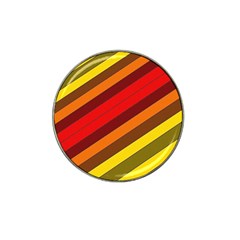 Abstract Bright Stripes Hat Clip Ball Marker (4 Pack) by BangZart