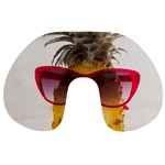 Pineapple With Sunglasses Travel Neck Pillows Front