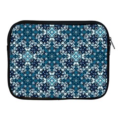 Boho Blue Fancy Tile Pattern Apple Ipad 2/3/4 Zipper Cases by KirstenStar