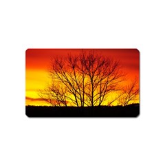 Sunset Abendstimmung Magnet (name Card) by BangZart