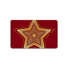 Christmas Star Seamless Pattern Magnet (name Card) by BangZart