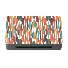 Colorful Geometric Abstract Memory Card Reader With Cf by linceazul