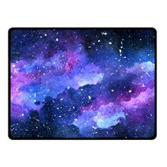 Galaxy Double Sided Fleece Blanket (small)  by Kathrinlegg