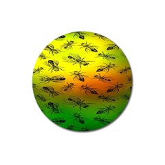 Insect Pattern Magnet 3  (round) by BangZart