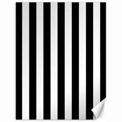 Black And White Stripes Canvas 18  X 24   by designworld65