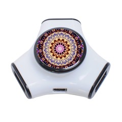 Dreamy Mandala 3-port Usb Hub by designworld65