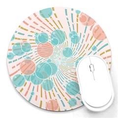 Bubbles Round Mousepads by linceazul