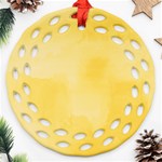 Ombre Round Filigree Ornament (Two Sides) Back