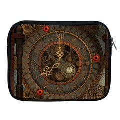 Steampunk, Awesome Clocks Apple Ipad 2/3/4 Zipper Cases by FantasyWorld7