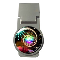 Space Star Planet Light Galaxy Moon Money Clips (round) 