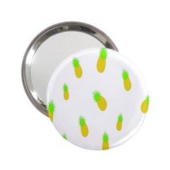 Cute Pineapple Fruite Yellow Green 2 25  Handbag Mirrors