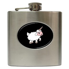 Unicorn Sheep Hip Flask (6 Oz) by Valentinaart