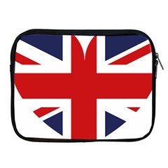 Uk Flag United Kingdom Apple Ipad 2/3/4 Zipper Cases by Nexatart