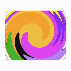 Spiral Digital Pop Rainbow Small Glasses Cloth