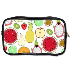 Mango Fruit Pieces Watermelon Dragon Passion Fruit Apple Strawberry Pineapple Melon Toiletries Bags 2-side by Mariart